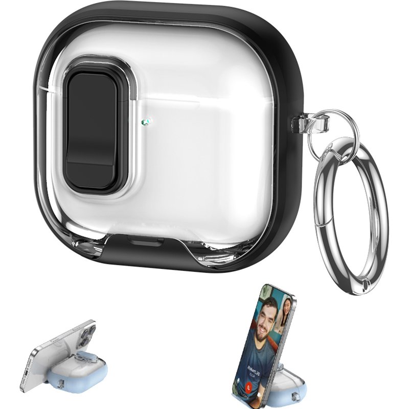 Ultra Slim Clear Locking Case For AirPods Pro/Pro 2/Pro 3 & AirPods 4 - Shockproof Protective Cover With Precise Fit, Anti-Scratch