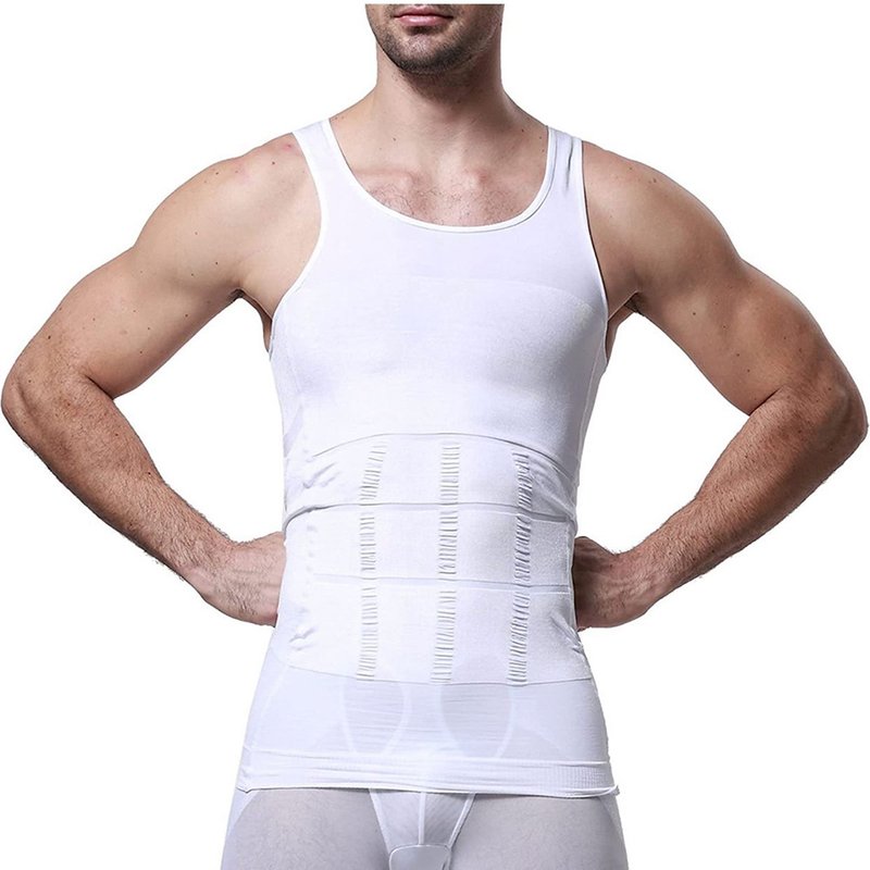 Men's Belly Vest slim n lift Men's Body Shaping Vest Tight Vest slim Chest Corset Waist Cross Border
