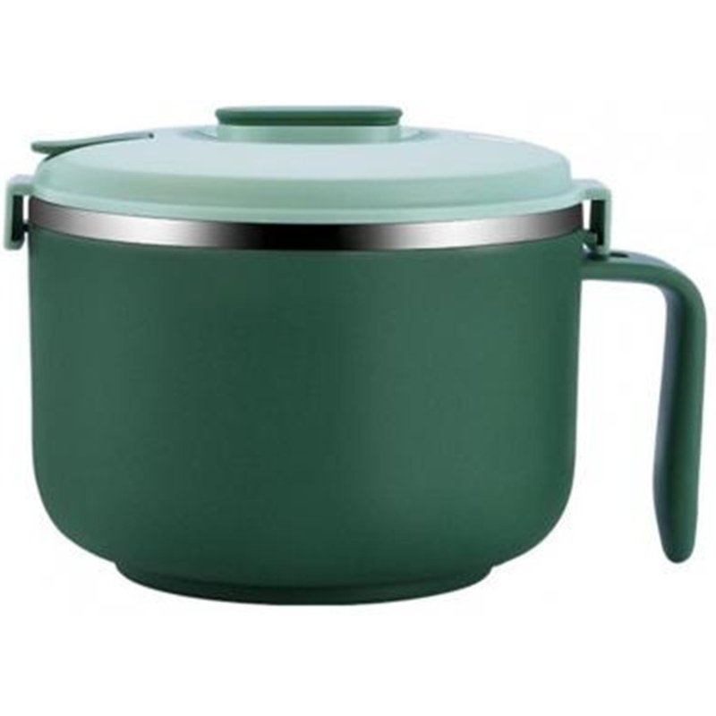 Hot Japanese-Style Sealed Lunch Box Household 304 Stainless Steel Instant Noodle Bowl With Lid Student Insulated Fast Food Cup