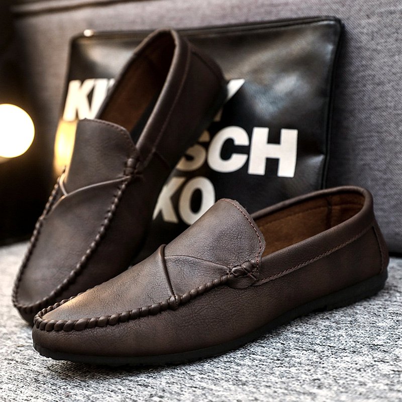 SHLIANG Men Shoes Loafers Casual Shoes Handmade Moccasins Men Comfortable Driving Shoes Sneakers Male Designer Design Footwear Y0155