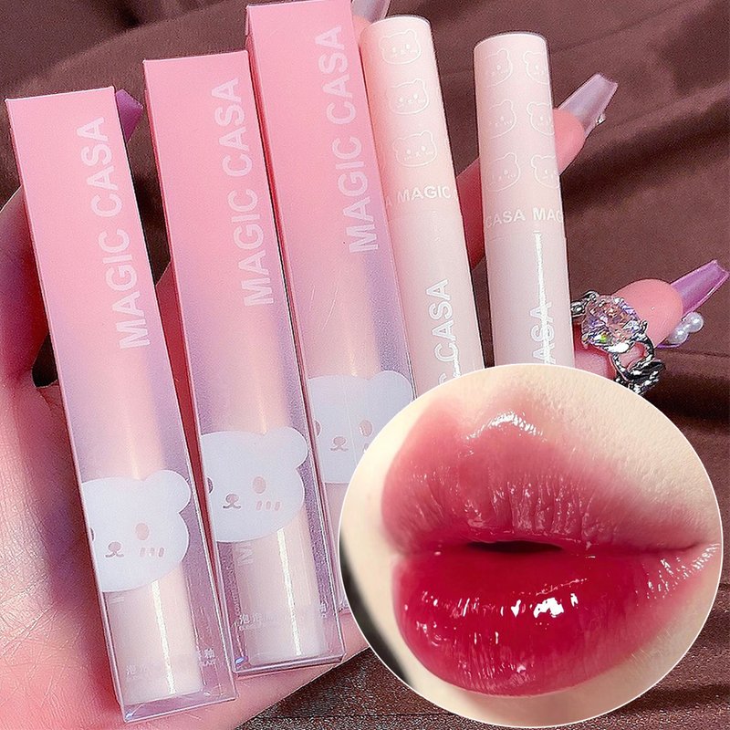 Gloss Mirror Lip Moisturizing Liquid Lipstick Waterproof Non-stick Cup Sexy Women Lip Tint Lip Glaze Korea stick