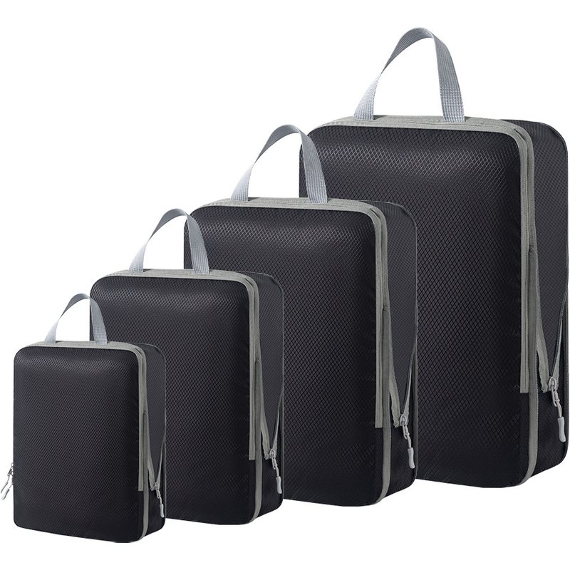 Travel Compression Set Waterproof Suitcase Clothes Packing Travel Compression Storage Bag Four Piece Set