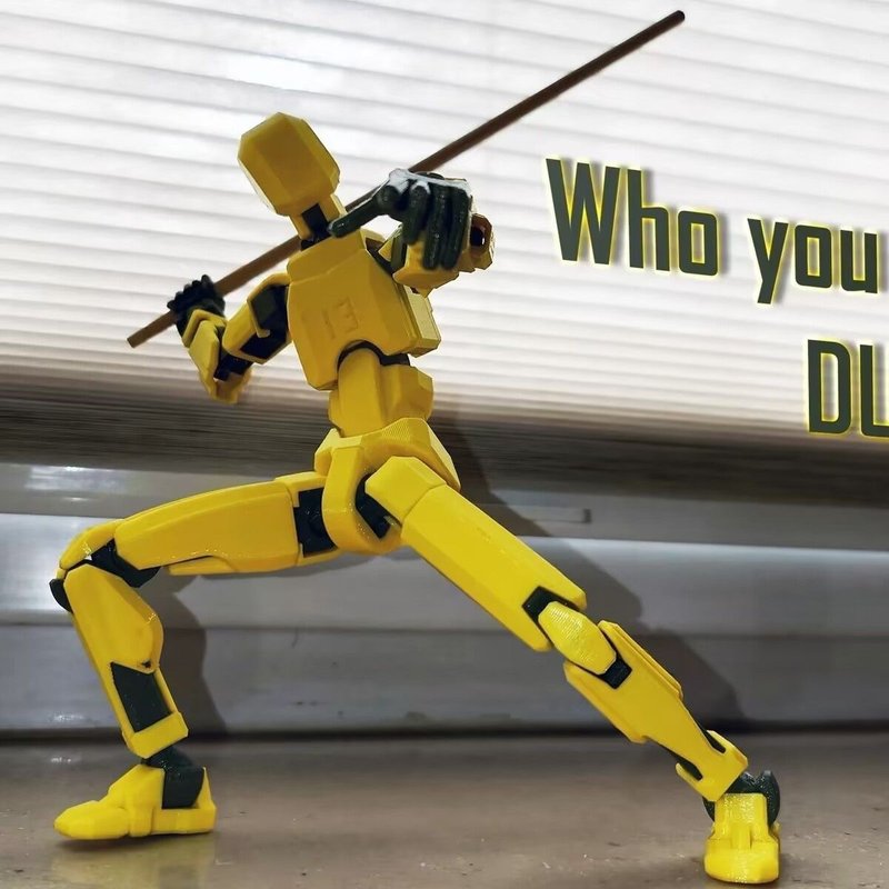 3D printing lucky Dummy13 multi joint movable assembly machine digital doll model decompression toy