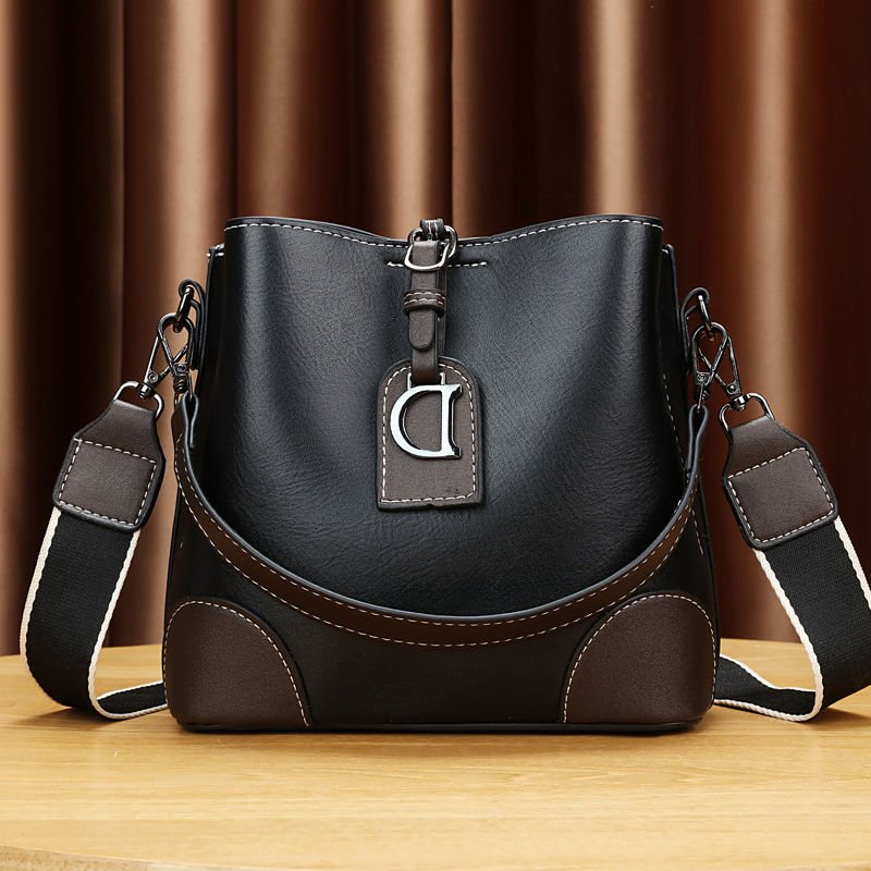 Hand Crossbody Dual Purpose Bag New Fashion Trend Handbag Single Shoulder Crossbody Bag Color Bucket Bag