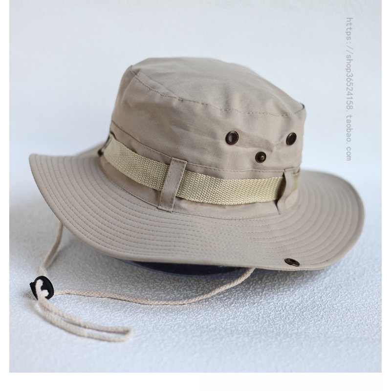 Unisex Big Brimmed Fisherman Hat Men Summer Breathable Sun Protection Camping Hat Outdoor Mountaineering Fishing Basin Hat Fashion Brand
