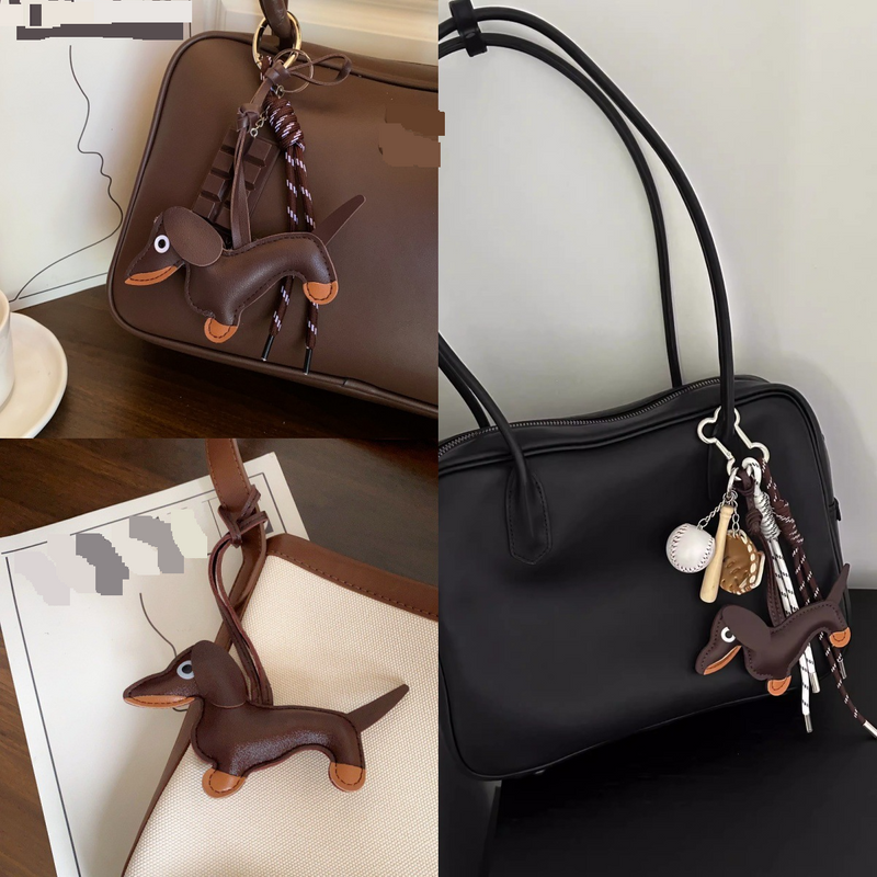 Bag Charm Dachshund Bag Pendant High End Cute Doll Accessories Girls Exquisite Small Accessories Style Doll Decoration