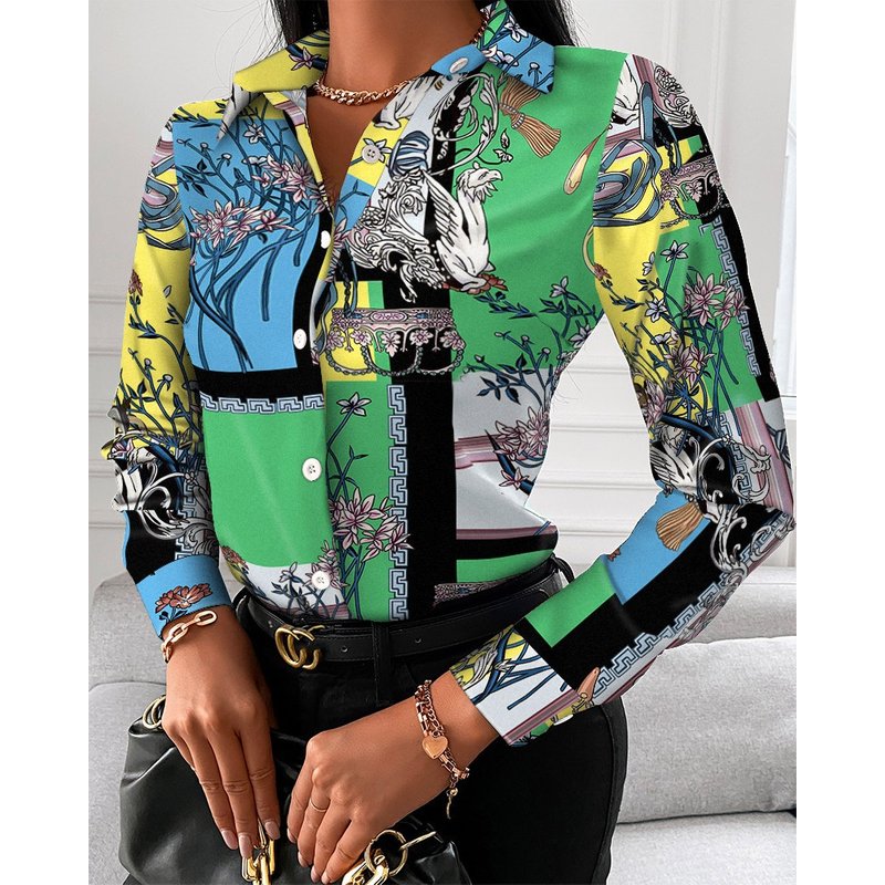 Women's Clothing Long-sleeved Elegant Single-breasted Cardigan Shirts