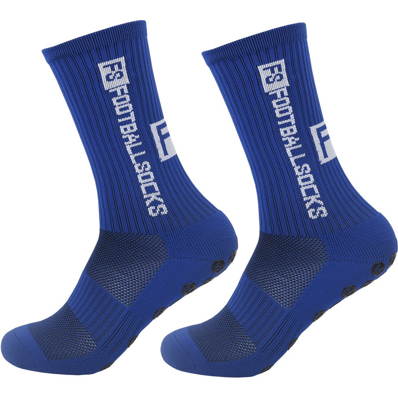 Chaussettes de sport adhésives, chaussettes de football, chaussettes antidérapantes à semelle épaisse en serviette