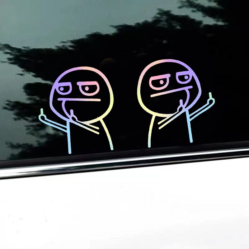 Car Glass Side Window Decal Bumper Decorative Sticker Waterproof
