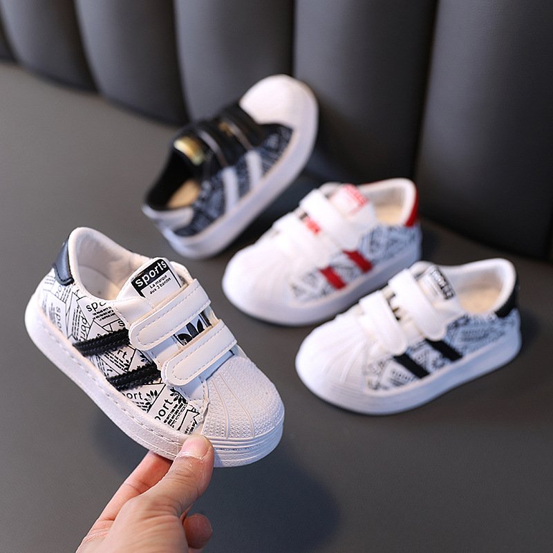 New Spring and Autumn Children's New Girls Fashion Korean Sports Shoes Boy Baby Low-top Casual Sneakers