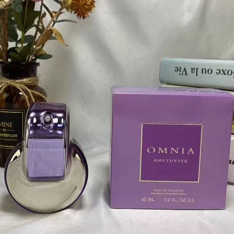 High Quality Omnia Amethyste Luxury Bottled Neutral Perfume Durable Wood Floral Tone Strong Fragrance Women's Armpit Fresh Deodorant Date Spray
