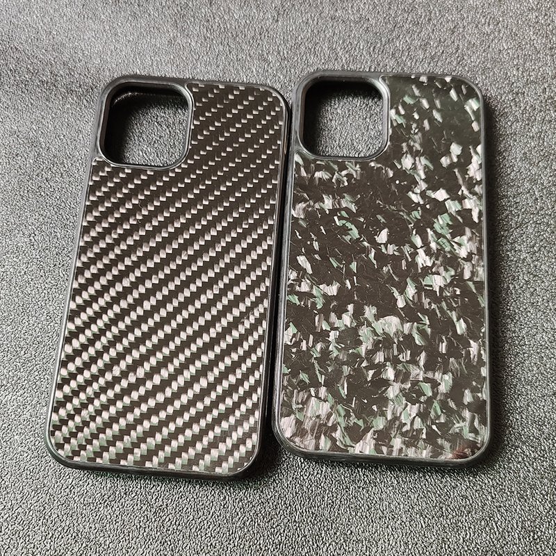 15PROMAX Carbon Fiber Phone Suitable For IPhone 16pro 14 13Pro 12PRO Forged Pattern Case