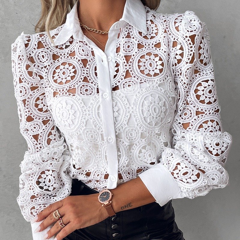 Women’s Clothing Women's Fashion Casual Lace Lace Top
