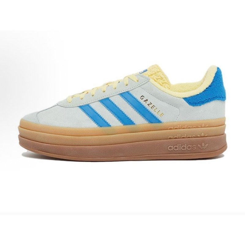 Adidas GAZELLE BOLD Three Leaf Retro Nostalgic Style Thick Soled Height Boosting Sports Board Shoes