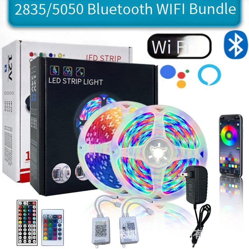 Holiday Lighting LED Light Strip Set Wifi Bluetooth Smart App Sound Pickup Colorful Lighting