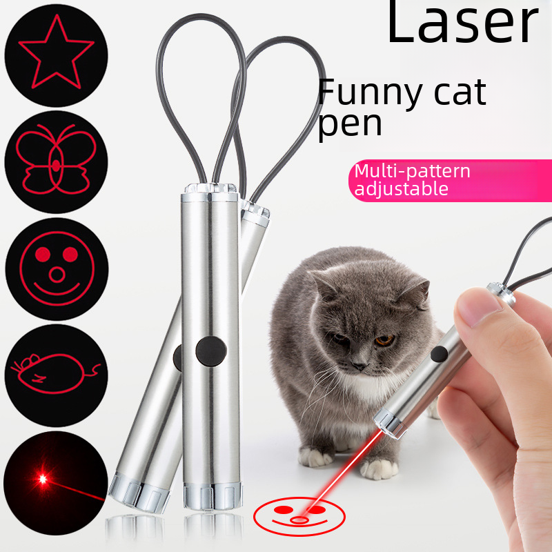 Cat Laser Toy – Retractable Keychain Teaser Wand With Safe Beam (Interactive & Portable)
