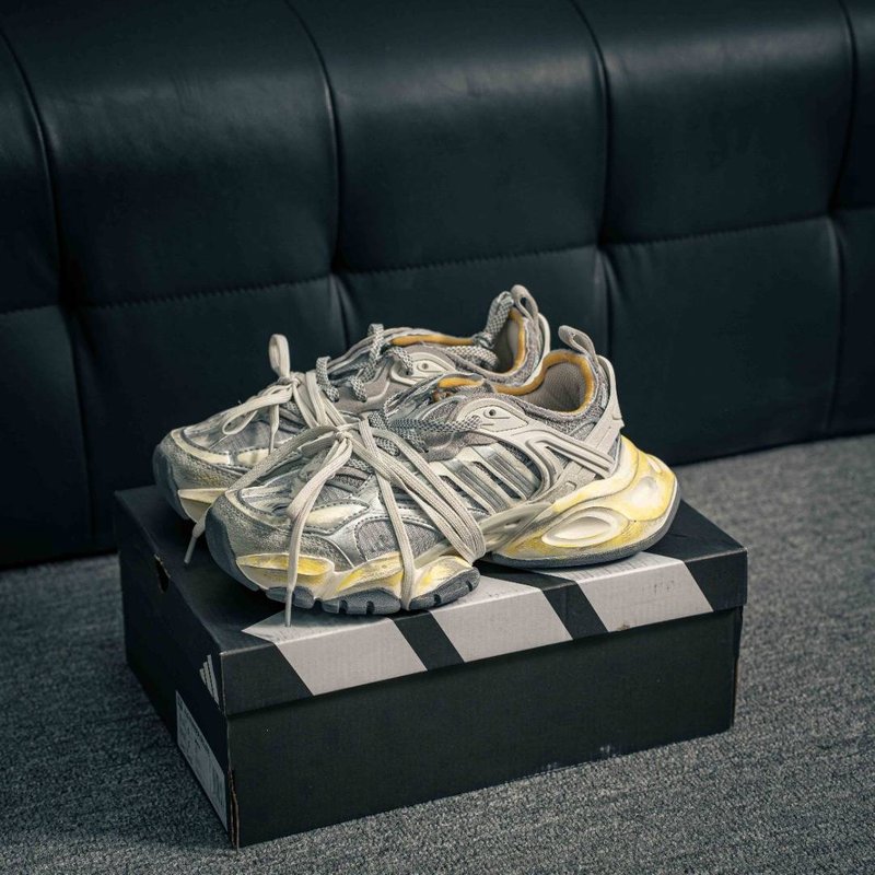 Don't Miss Out On XLG Runner Gray Yellow Unisex Retro Fashion Trend Street Casual Running Shoes