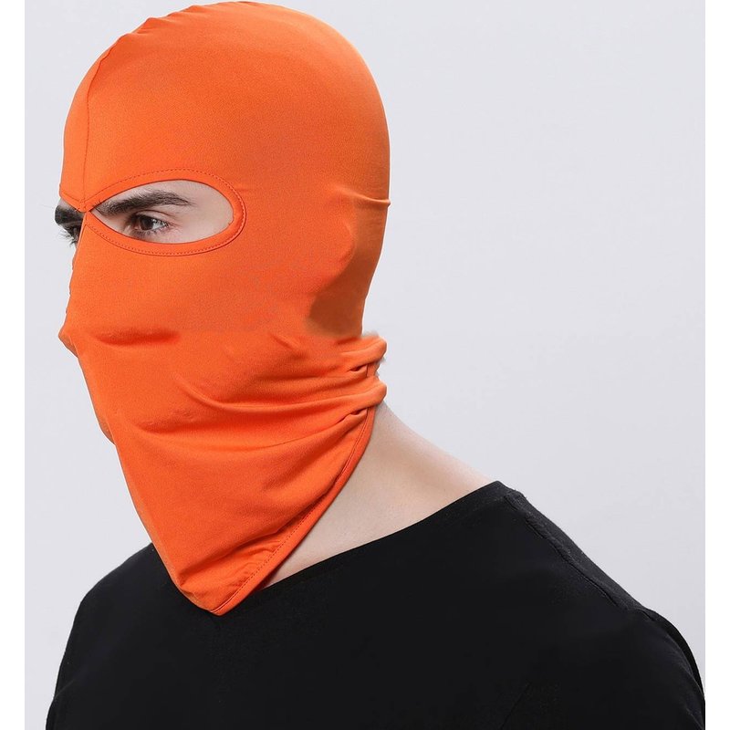 Motorcycle mask Windproof Cycling Full Face Cover Helmet lining Outdoor Tactical Sunblock two holes Balaclava Headgear