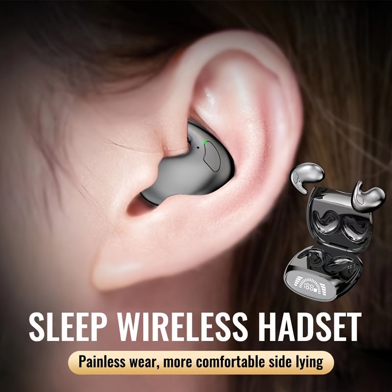 Perfect Sleep With Ultra Long Standby Wireless Headphones - Slim In Ear Sports Bass For Android And Iphone!