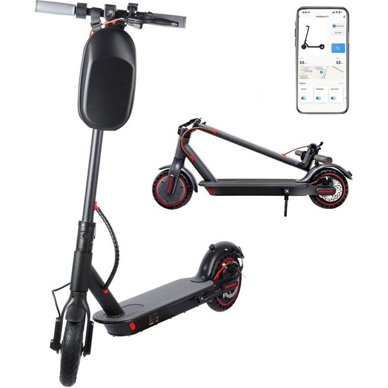 EU Warehouse 8.5 Inch 350W 36V Scooter Electric Powerful Foldable Off Road Portable Dual Brake App Kick Scooter Folding Electric Scooters For Adult