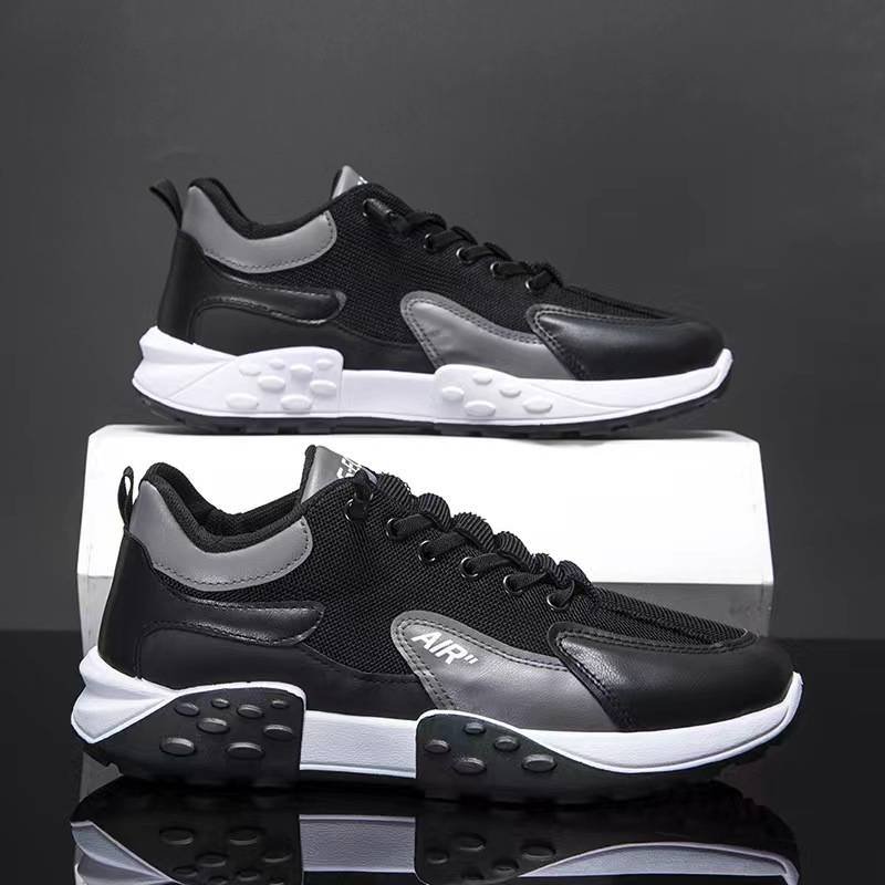 Fly mesh surface Thick-soled daddy shoes men 2024 spring Korean version of running Forrest Gump shoes low-top fashion breathable sneakers men