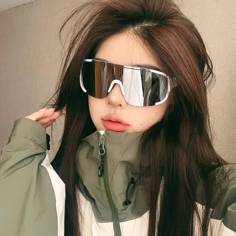 2025 Mountaineering Anti-Fog Outdoor Skiing Windproof Goggles Cycling Protective Glasses Oversized Frame Sunglasses Sun