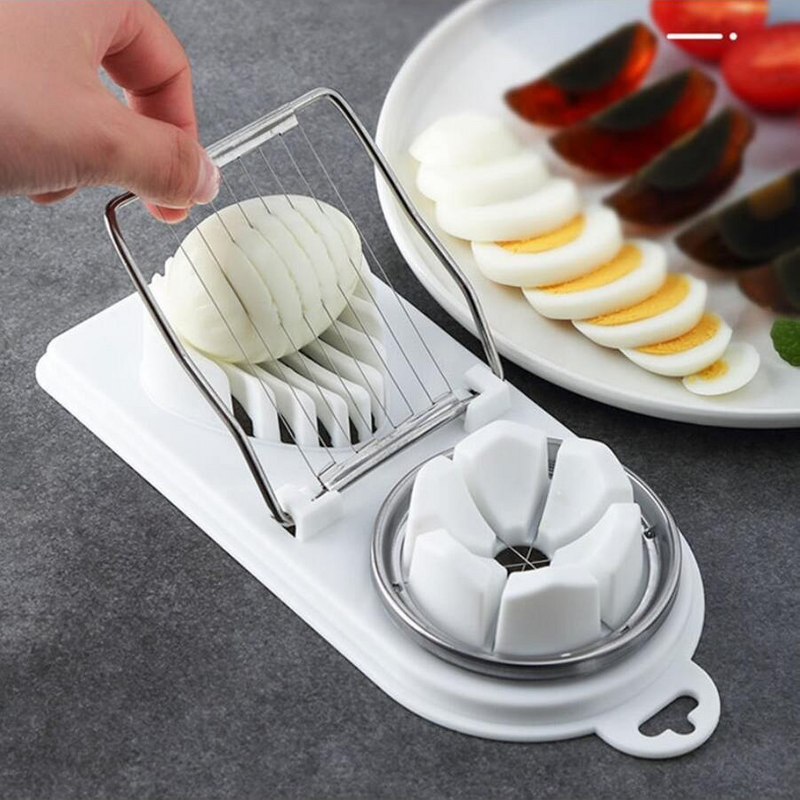 1pc multi-function egg cutter cuts Century egg, two in one egg cutter butter cheese cutter slices