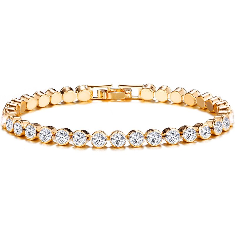 Austrian Crystal Silver Plated Bracelet for Women's New Korean Fashion Jewelry