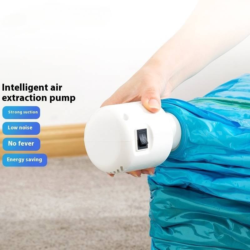 Vacuum Storage Bags Set With Electric Pump - Adjustable Multi-Function Compression Bags For Clothes & Blankets