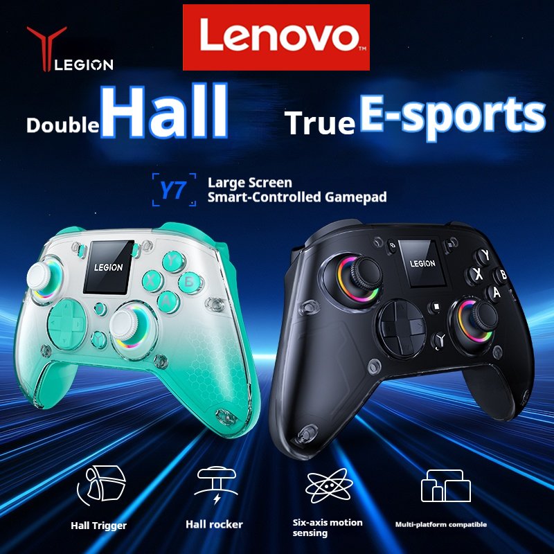 Lenovo LEGION Y7 GamePad Support Wireless Bluetooth/2.4G Receiver Connection Adaptation PC/ Switch/PS4 Display Screen Controller