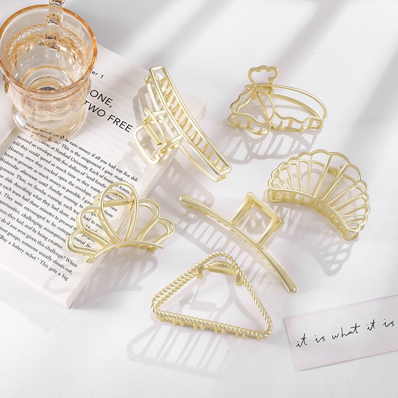 Unisex Hair clip Metal clip Internet celebrity girls edge clip hair headdress everything