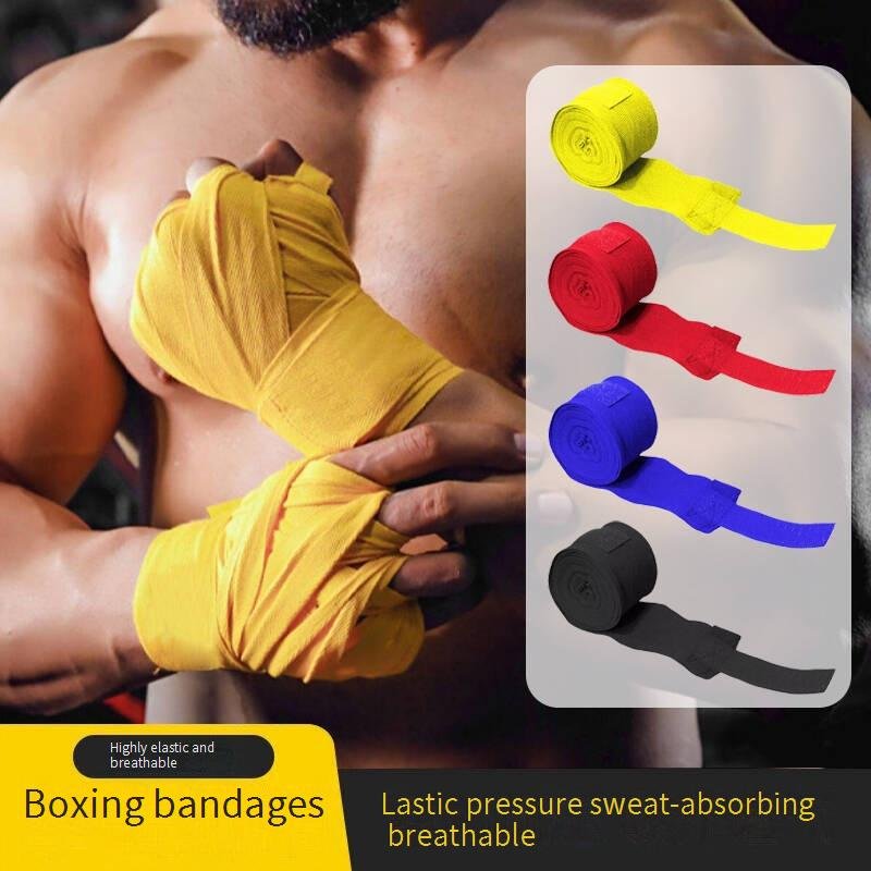 Boxing Bandage Hand Strap High Elastic Pressure Comfortable Breathable Sanda Fighting Sports Hand Strap Sandbag Training