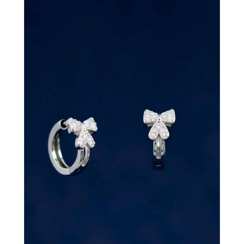 Butterfly Earrings Cute Studs For Girls, Silver Color Youthful Ear Jewelry, Perfect Friend Gift For Students