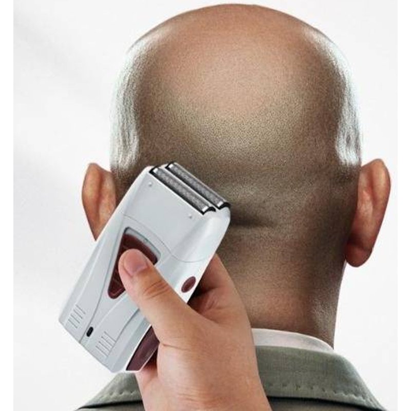 Kemei Razor KM-3382 Push White Gradient Oil Head Special Shaving Head Artifact Hair Whitening Device Razor