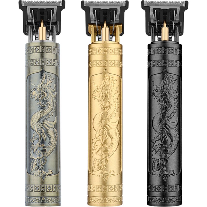 Hot Sale Vintage T9 Electric Cordless Hair Cutting Machine Professional Hair Barber Trimmer For Men Clipper Shaver Beard Lighter YCDC