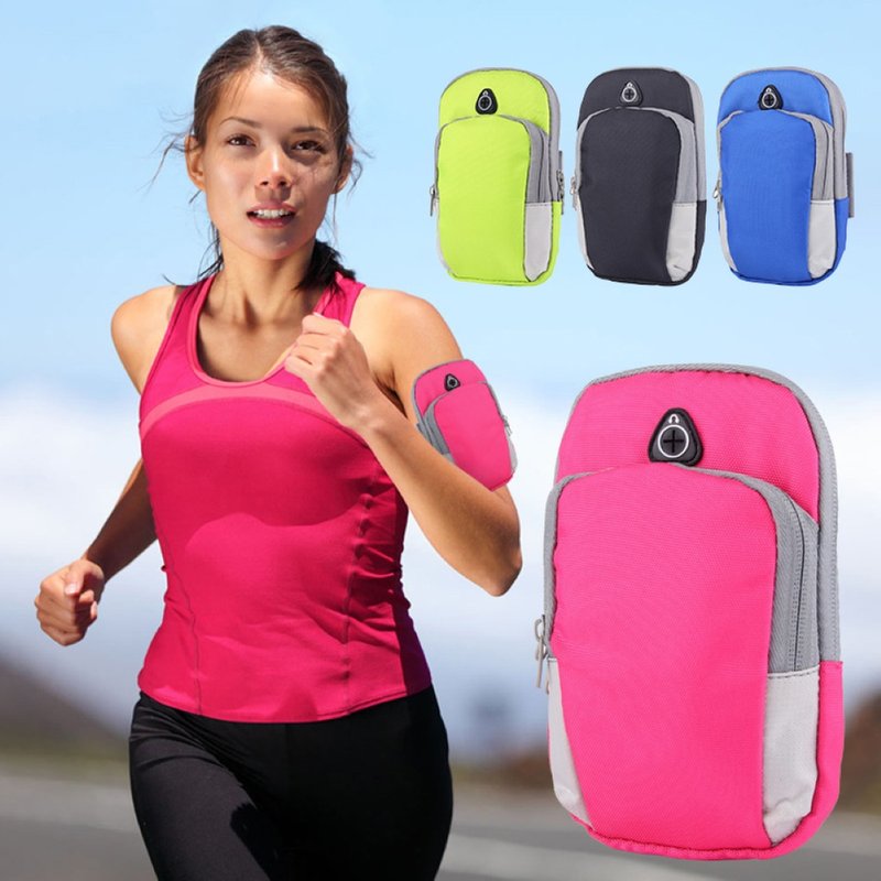 SportLife Outdoor Sports Zipper Gym Running Fitness Armband Bag Pouch for 4-6inch Phone