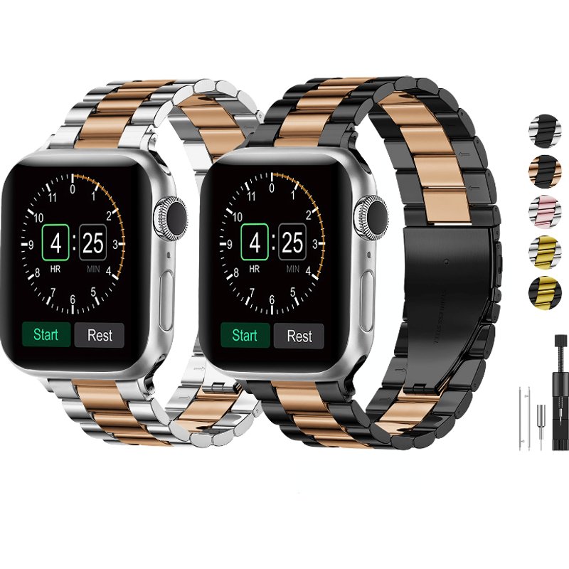 Metal strap For Apple watch Ultra 49mm 8 7 45mm 41mm Stainless Steel High-End Business Band For iwatch 6 5 4 3 SE 44mm 42mm 40mm