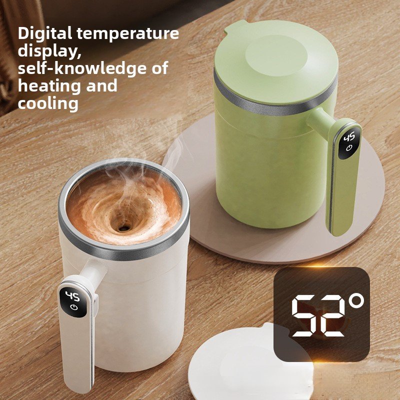 New Model Automatic Stirring With Insulation, Intelligent Temperature Measurement, Magnetic Electric Portable Coffee