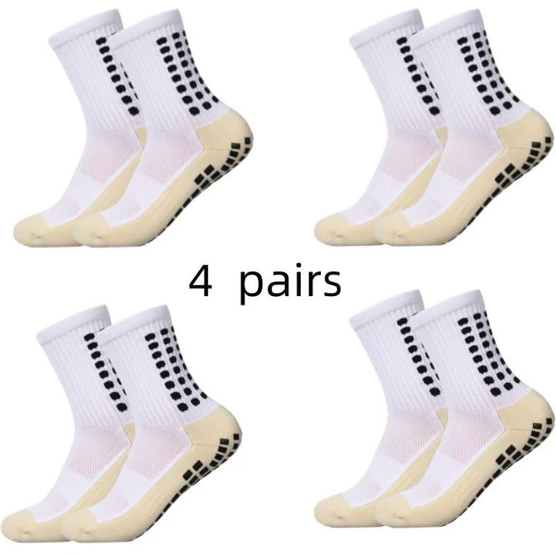 Men's soc 4 soccer pairs non-slip of grip pad football