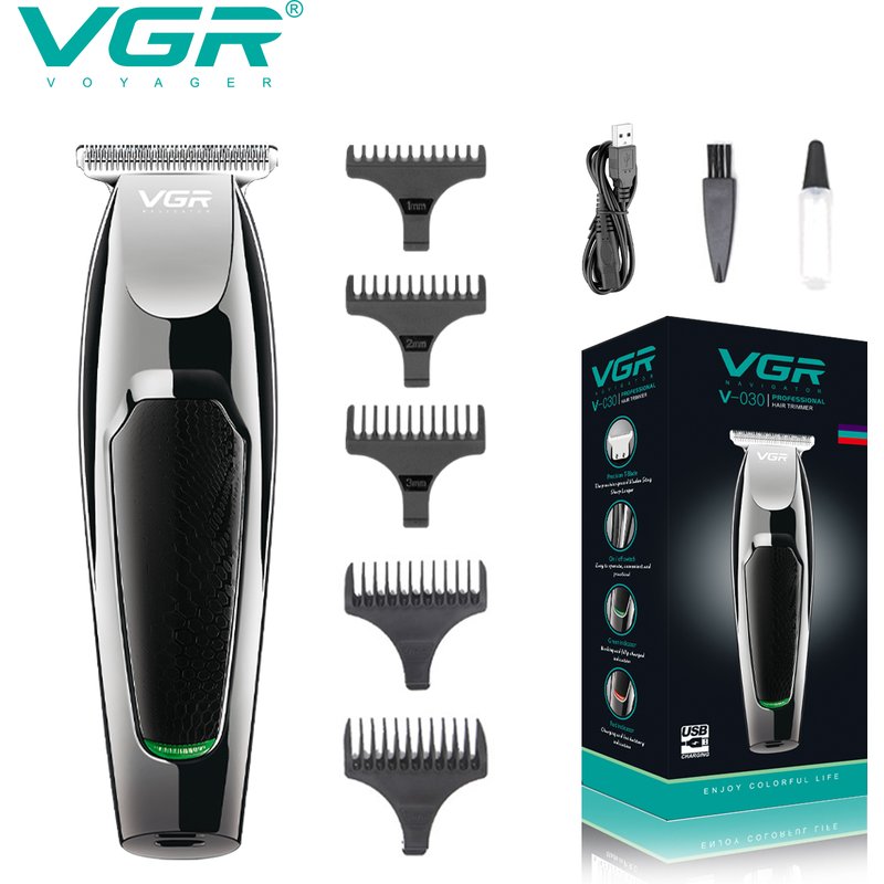 VGR Hair Cutting Machine Rechargeable Haircut Machine Cordless Hair Trimmer Professional Hair Clipper Trimmer for Men V-030