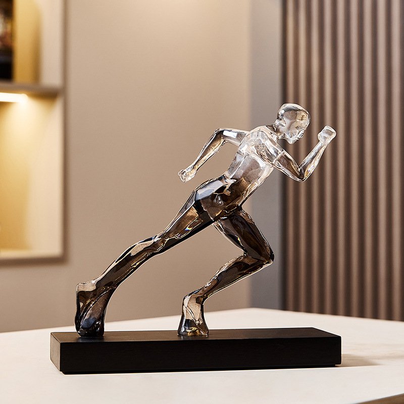 Modern Art Runner Ornaments Living Room Entrance Wine Cabinet Office Desktop Decoration Lettering Prize Housewarming Gift