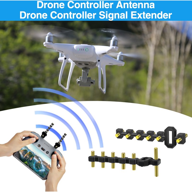 ToysMall Drone Controller AntennaRemote Control Signal Range Extender for DJI RC 2 Drone Controller Signal Booster