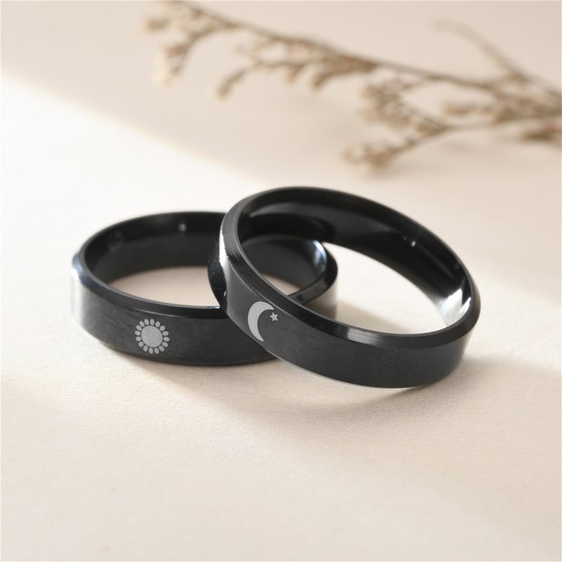 1PC Titanium Stainless Steel Ring Sun Moon Star Couples Rings Game of Thrones Power Lovers Jewelr