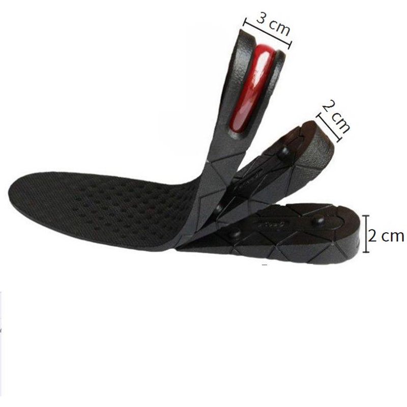 PVC Height Increasing Pad Air Cushion One Layer, Two Layers, Three Layers, Four Layers, 3cm5cm7cm9cm Inner Height Increasing Insole Air Cushion