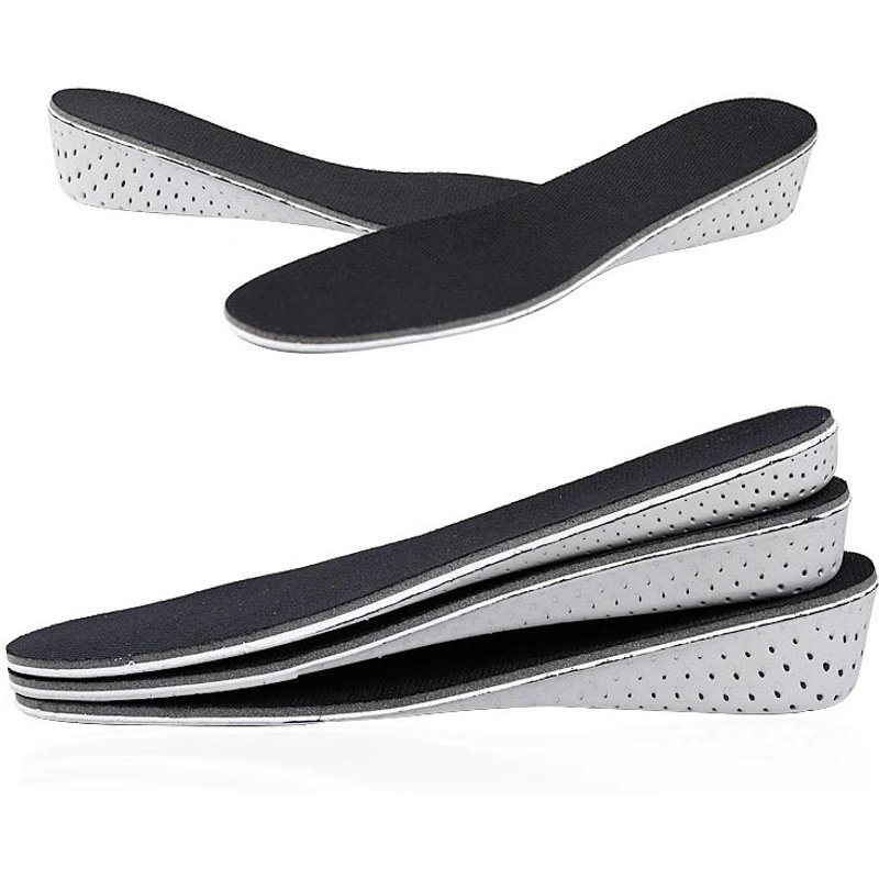 EVA invisible height enhancing insoles 2cm 3cm 4cm height enhancing pads for men and women sports breathable sponge wholesale