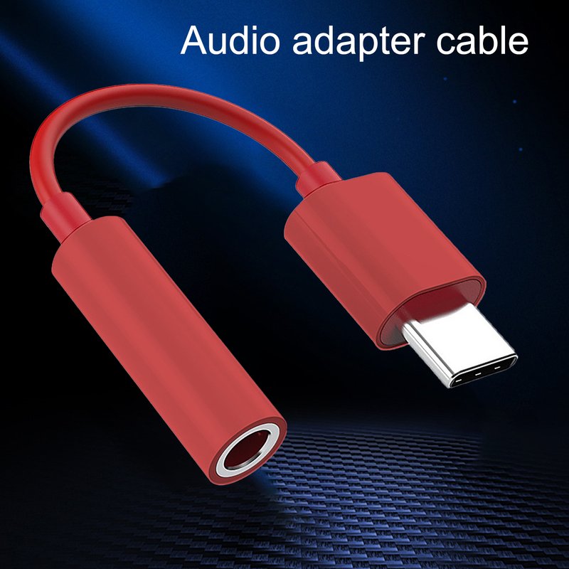 Hitech Mini Universal Type-C To 3.5mm Audio Adapter AUX Converter Cable For Mobile Phone