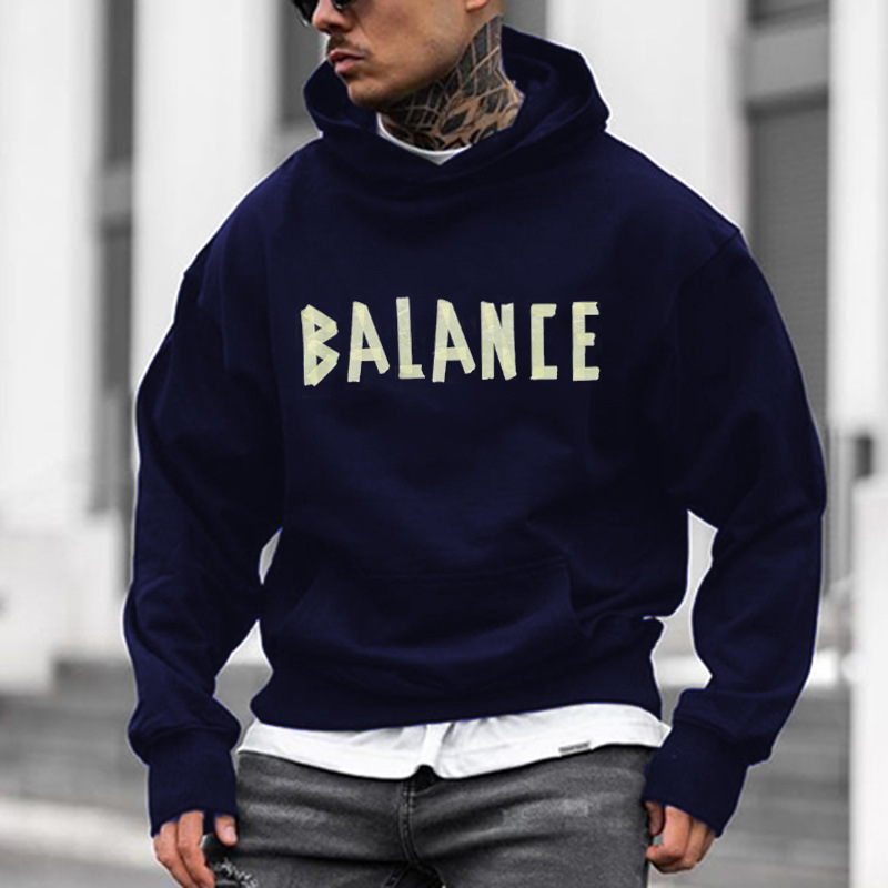 Men's European And American Trendy Brand Letter Sweatshirts For Men And Women, B Family Hooded Sweatshirts