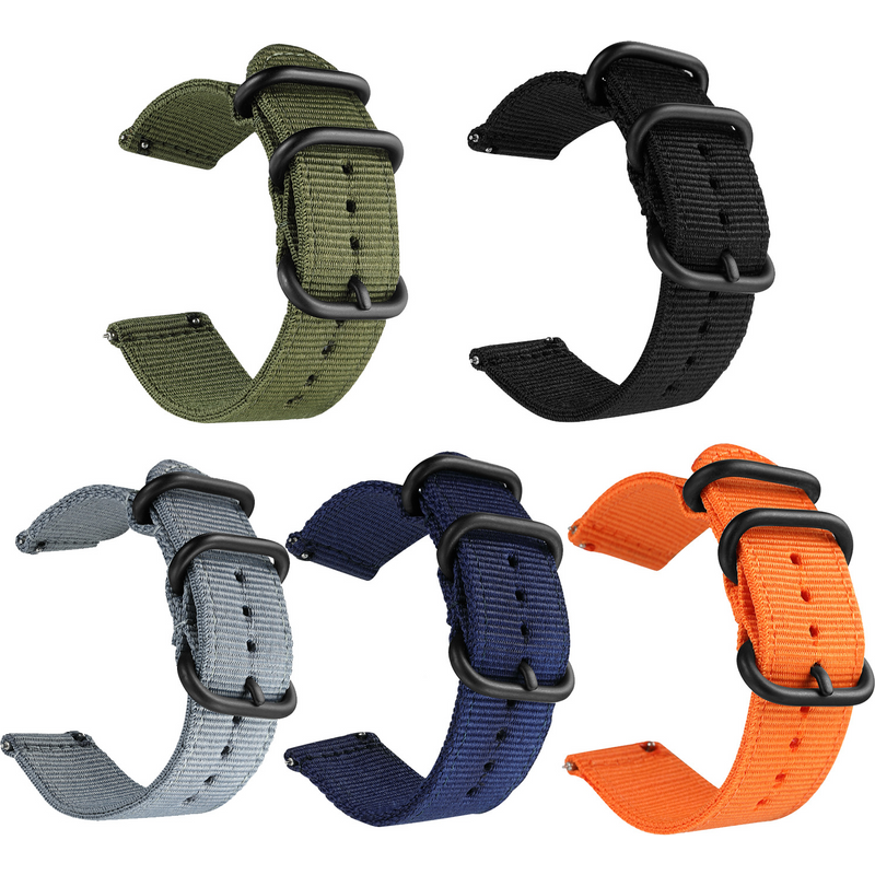 Watchbands Gear S3 S2 Thick Nylon Canvas Watch Strap 9 Colors