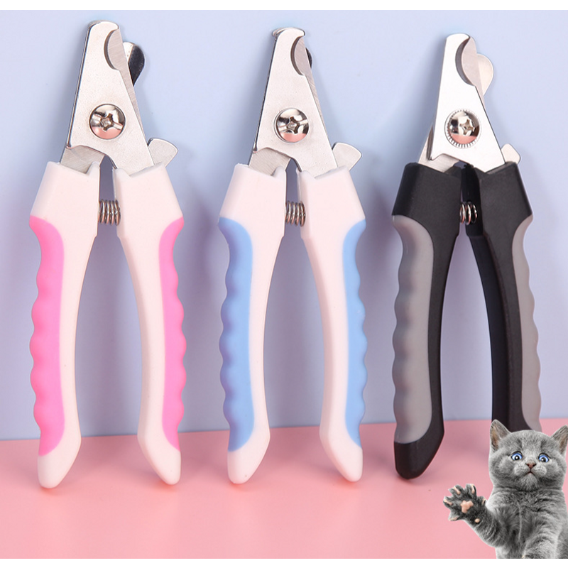 Stainless steel pet nail clippers, dog Teddy nail clippers, cat specific nail clippers, pet supplies