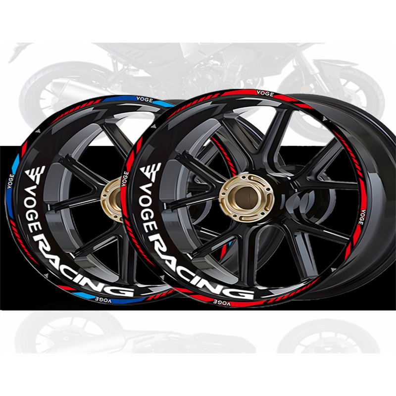 Applicable to electrodeless 250RR 300RR 500AC 525R 500DS 350AC reflective wheel hub modification sticker